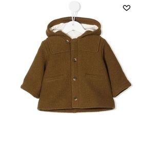 Bonpoint Timo hooded wool coat - NWT